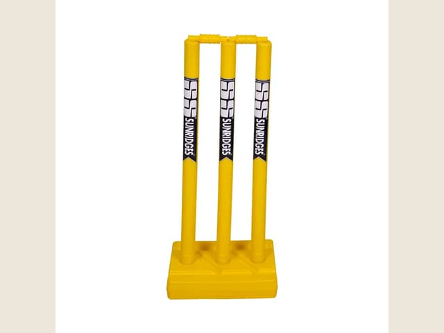 SS Plastic Stumps with Plastic Base